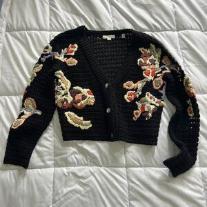 Vince Embroidered Cardigan